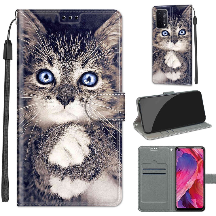 Custodia portafoglio in pelle PU con chiusura magnetica per OPPO