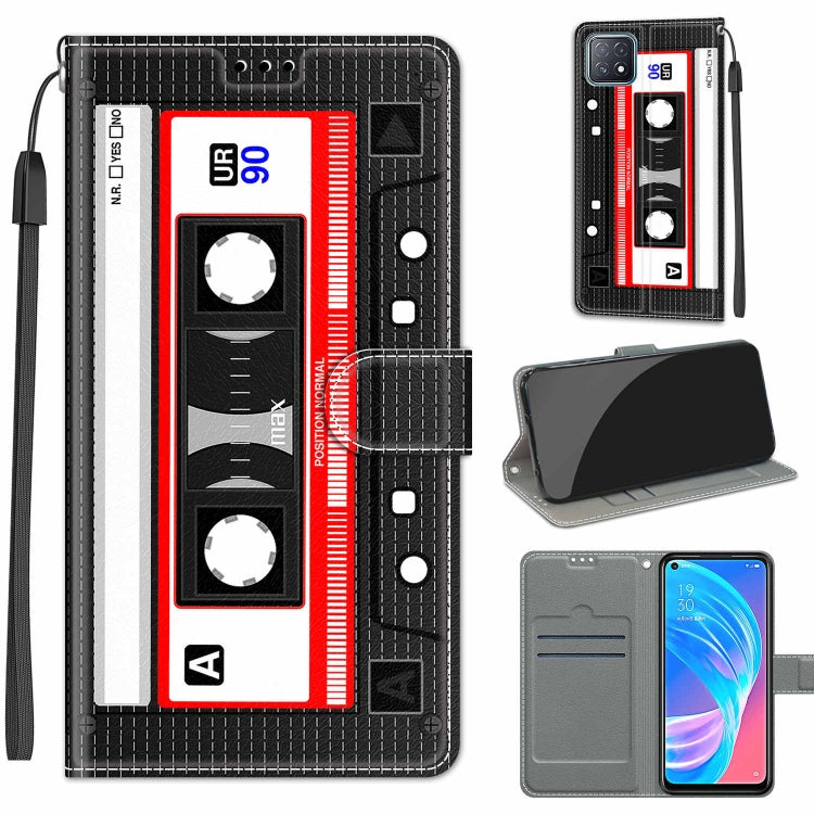 Custodia portafoglio in pelle PU con chiusura magnetica OPPO