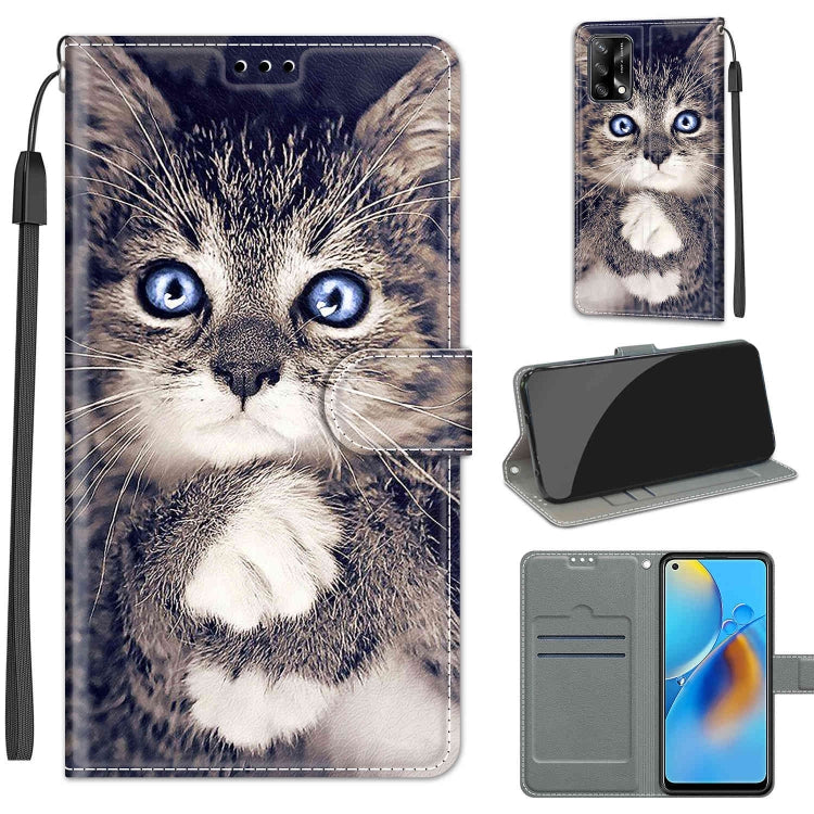 Custodia portafoglio in pelle PU con chiusura magnetica per OPPO