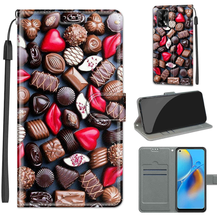 Custodia portafoglio in pelle PU con chiusura magnetica per OPPO