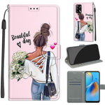 Custodia portafoglio in pelle PU con chiusura magnetica per OPPO