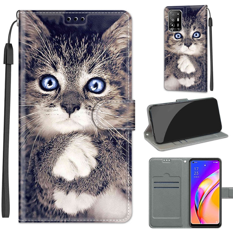 Custodia portafoglio in pelle PU con chiusura magnetica OPPO