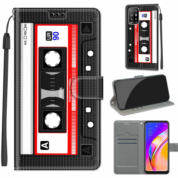 Custodia portafoglio in pelle PU con chiusura magnetica OPPO
