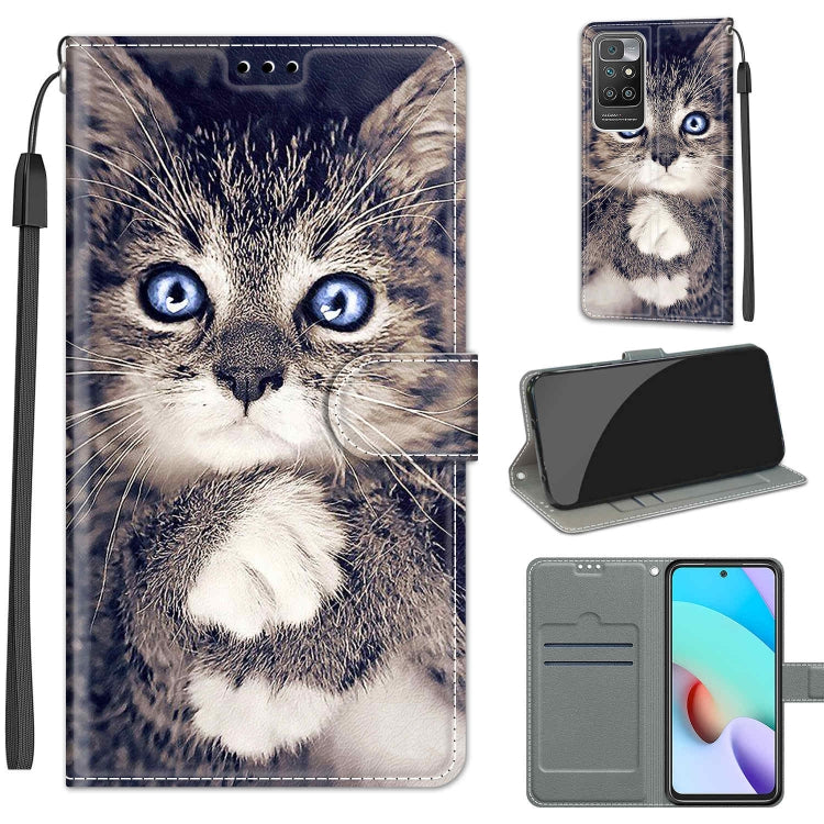 Custodia in pelle PU con chiusura magnetica per Xiaomi Redmi 10