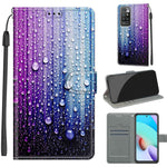 Custodia in pelle PU con chiusura magnetica per Xiaomi Redmi 10