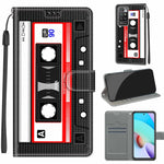 Custodia in pelle PU con chiusura magnetica per Xiaomi Redmi 10