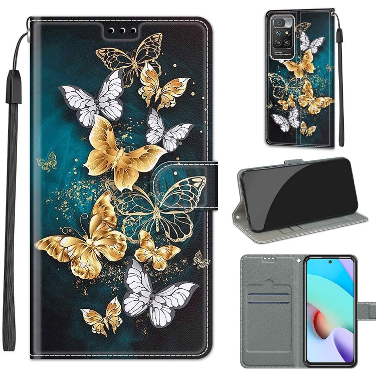 Custodia in pelle PU con chiusura magnetica per Xiaomi Redmi 10