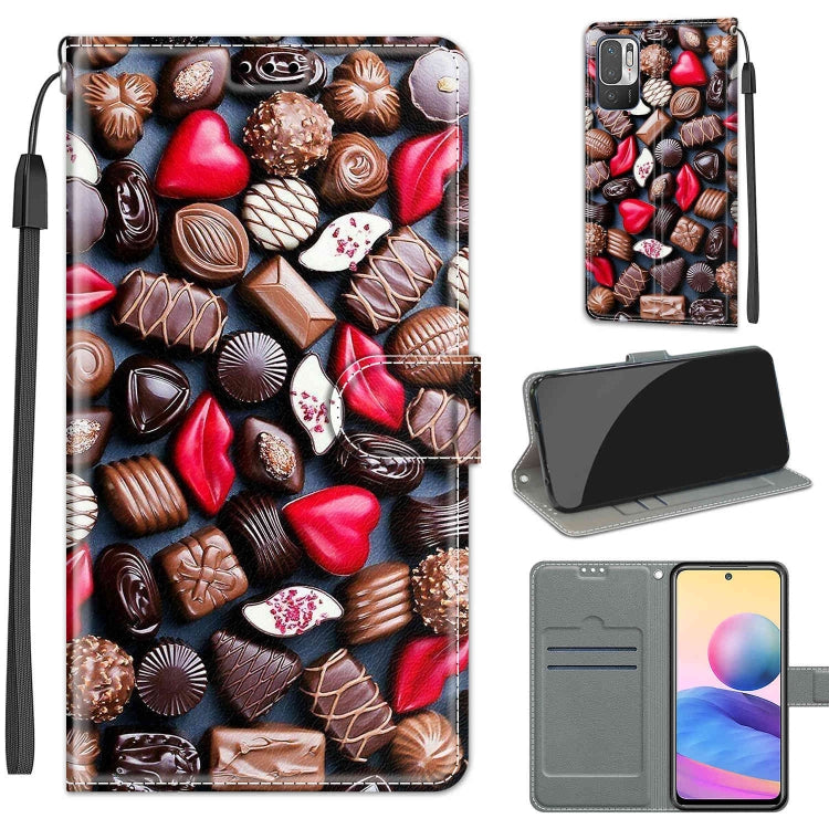 Custodia in pelle PU con chiusura magnetica per Redmi Note 10 5G