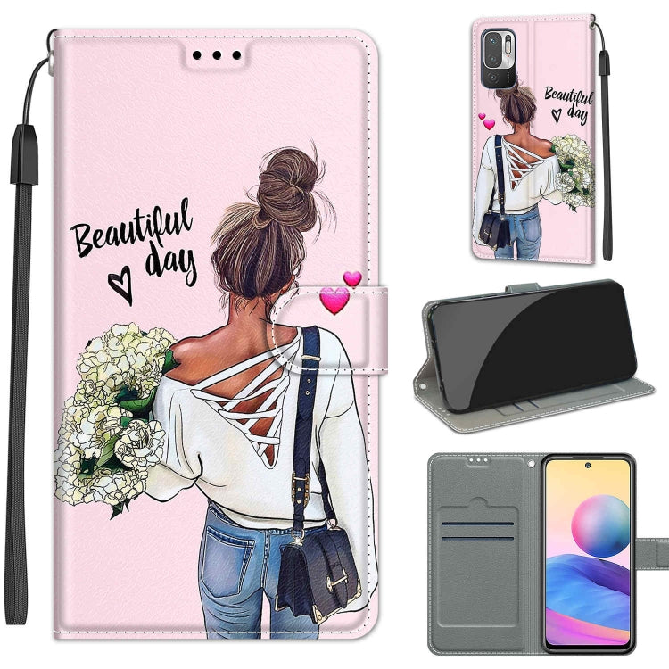 Custodia in pelle PU con chiusura magnetica per Redmi Note 10 5G