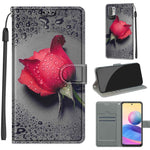 Custodia in pelle PU con chiusura magnetica per Redmi Note 10 5G