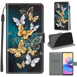 Custodia in pelle PU con chiusura magnetica per Redmi Note 10 5G