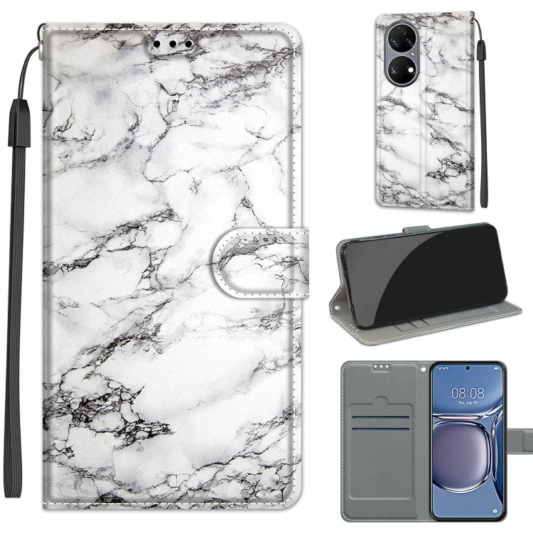 Custodia in pelle PU con chiusura magnetica per Huawei P50