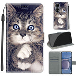 Custodia in pelle PU con chiusura magnetica per Huawei P50