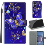 Custodia in pelle PU con chiusura magnetica per Huawei P50