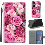 Custodia in pelle PU con chiusura magnetica per Huawei P50