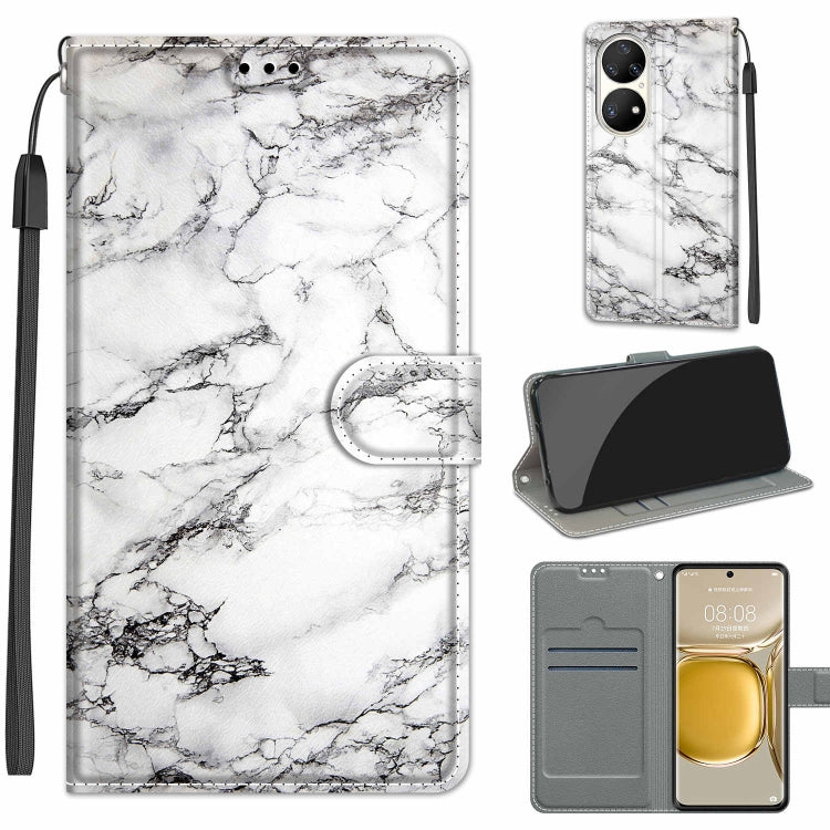 Custodia in pelle PU con chiusura magnetica per Huawei P50 Pro