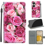 Custodia in pelle PU con chiusura magnetica per Huawei P50 Pro