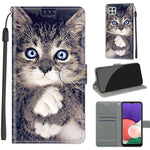 Custodia portafoglio in pelle PU per Samsung Galaxy A22 5G