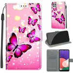 Custodia portafoglio in pelle PU per Samsung Galaxy A22 5G