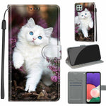 Custodia portafoglio in pelle PU per Samsung Galaxy A22 5G