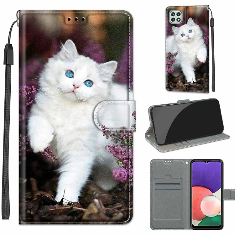 Custodia portafoglio in pelle PU per Samsung Galaxy A22 5G