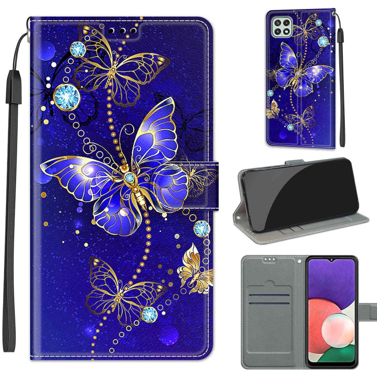 Custodia portafoglio in pelle PU per Samsung Galaxy A22 5G