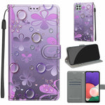 Custodia portafoglio in pelle PU per Samsung Galaxy A22 5G