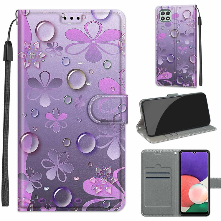 Custodia portafoglio in pelle PU per Samsung Galaxy A22 5G