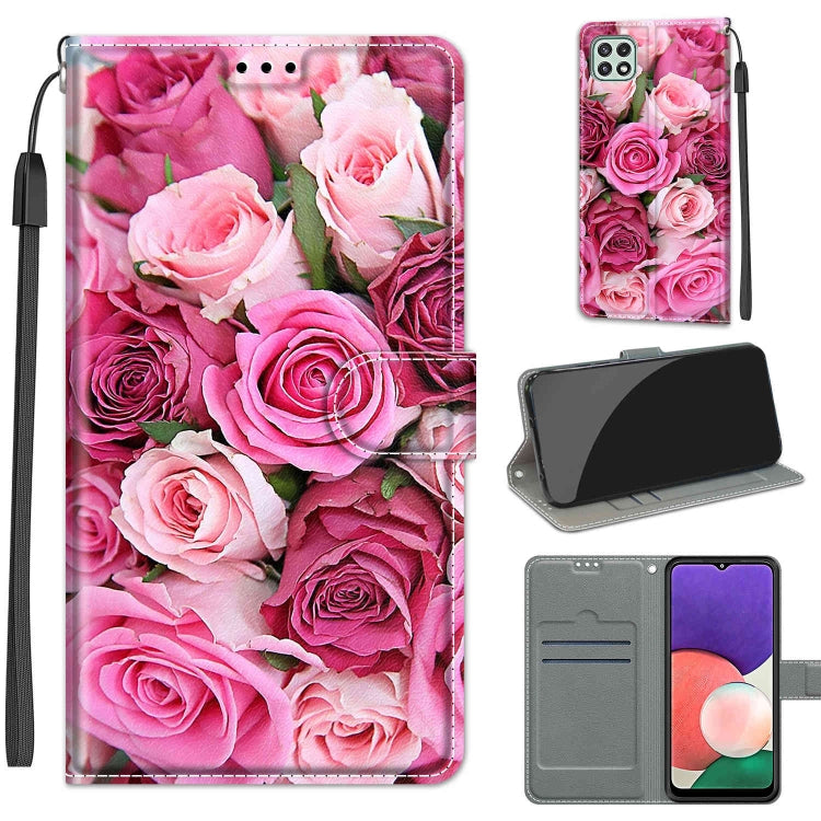 Custodia portafoglio in pelle PU per Samsung Galaxy A22 5G