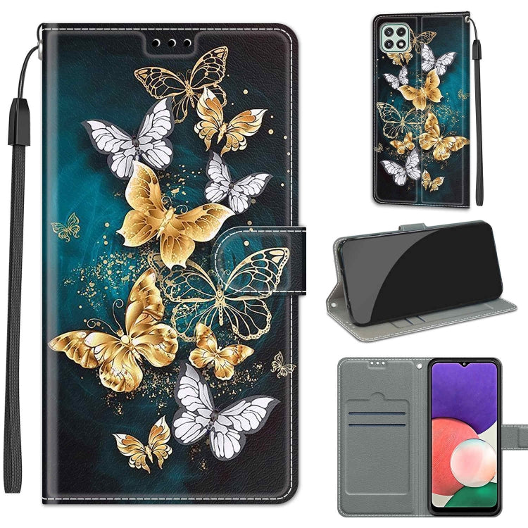 Custodia portafoglio in pelle PU per Samsung Galaxy A22 5G