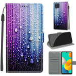 Custodia portafoglio in pelle PU con chiusura magnetica Samsung