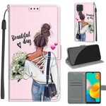 Custodia portafoglio in pelle PU con chiusura magnetica Samsung
