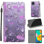 Custodia portafoglio in pelle PU con chiusura magnetica Samsung
