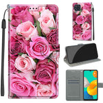 Custodia portafoglio in pelle PU con chiusura magnetica Samsung