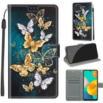 Custodia portafoglio in pelle PU con chiusura magnetica Samsung