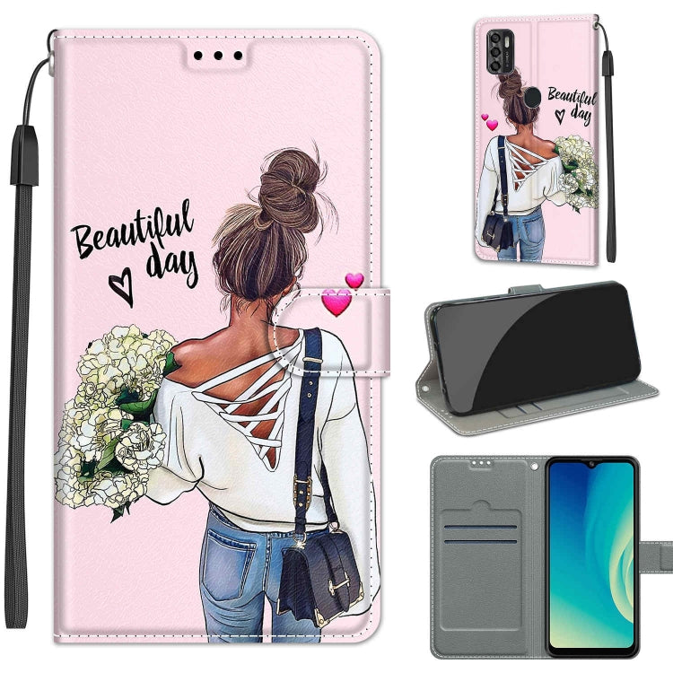Custodia in pelle PU con chiusura magnetica per ZTE Blade A7s 202