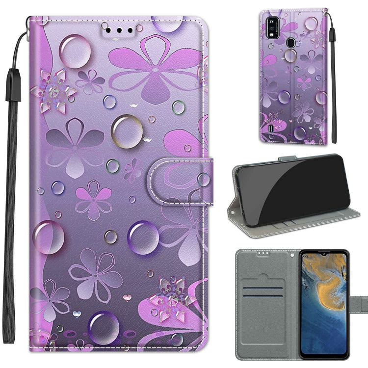 Custodia portafoglio in pelle PU per ZTE Blade A51