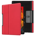 Custer Texture custodia orizzontale in pelle flip con supporto a due pieghe, For Lenovo Yoga Smart Tab
