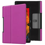 Custer Texture custodia orizzontale in pelle flip con supporto a due pieghe, For Lenovo Yoga Smart Tab