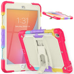 Custodia antiurto con supporto e tracolla per tablet