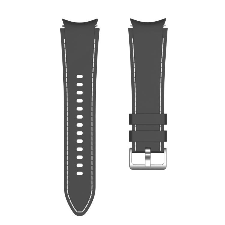Cinturino cinturino di ricambio con cuciture in silicone, For Samsung Galaxy Watch4 / Watch4 Classic