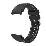 Cinturino cinturino di ricambio con cuciture in silicone, For Samsung Galaxy Watch4 / Watch4 Classic