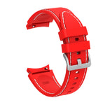 Cinturino cinturino di ricambio con cuciture in silicone, For Samsung Galaxy Watch4 / Watch4 Classic