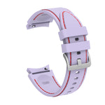 Cinturino cinturino di ricambio con cuciture in silicone, For Samsung Galaxy Watch4 / Watch4 Classic