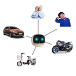 ReachFar RF-V47 IP67 Mini localizzatore GPS multifunzione con luce LED e clip posteriore