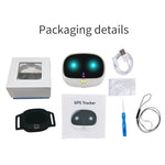 ReachFar RF-V47 IP67 Mini localizzatore GPS multifunzione con luce LED e clip posteriore