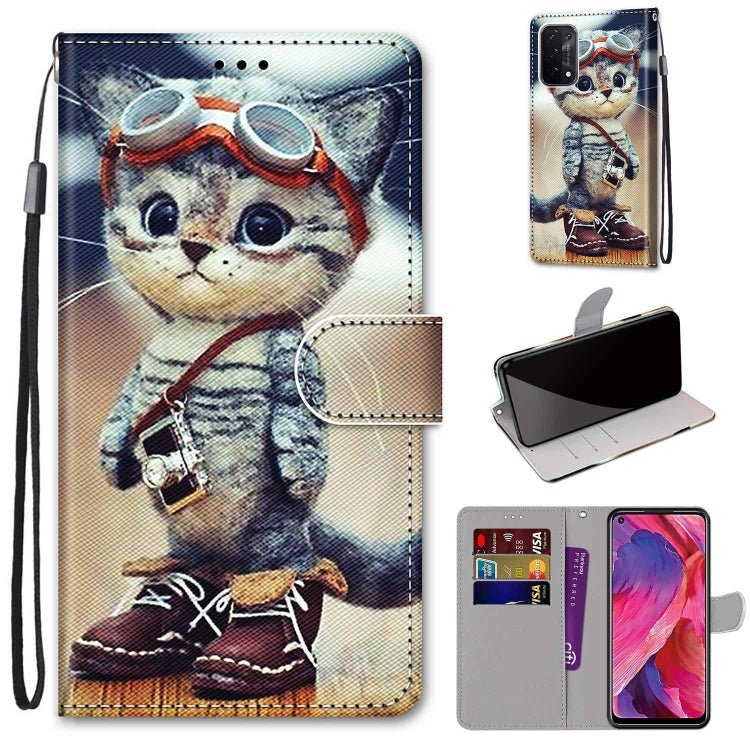 Custodia portafoglio in pelle PU per OPPO A93 5G e simili