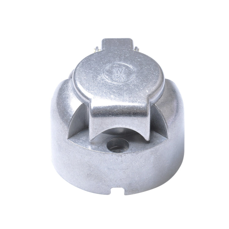 Connettore adattatore per rimorchio in metallo femmina con spina rotonda a 7 pin da 12 V Spina europea per camper per barche, A0201