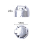 Connettore adattatore per rimorchio in metallo femmina con spina rotonda a 7 pin da 12 V Spina europea per camper per barche, A0201