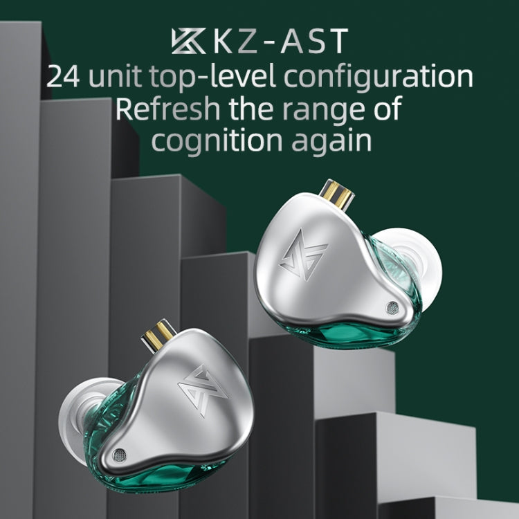 KZ AST 24 unità Balance Armature Monitor Auricolare cablato HiFi In-Ear, No Mic, With Mic